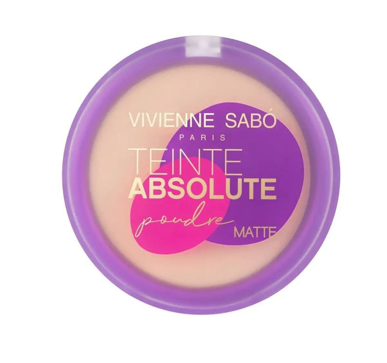 Vivienne Sabo Пудра компактная матовая Absolute matte, 03 светло-персиковый, 6г  #1