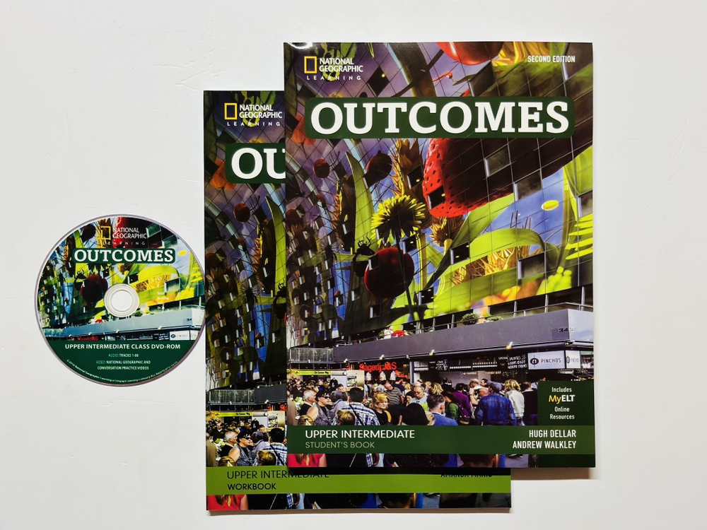 Outcomes Upper-Intermediate Second Edition, Второе Издание: Student's book + Workbook + CD+ DVD  #1