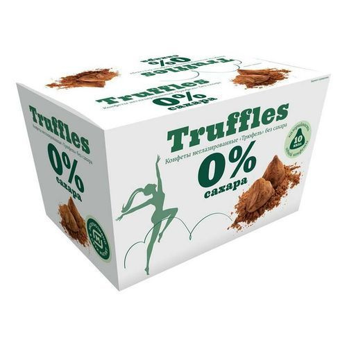 Конфеты неглазированные Truffles "Трюфель" без сахара 150 гр*2 шт  #1