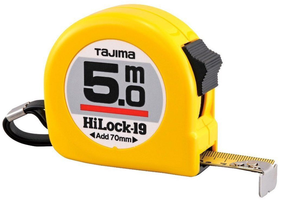 Рулетка измерительная 5м 19мм HiLock Tajima H9P50MY #1