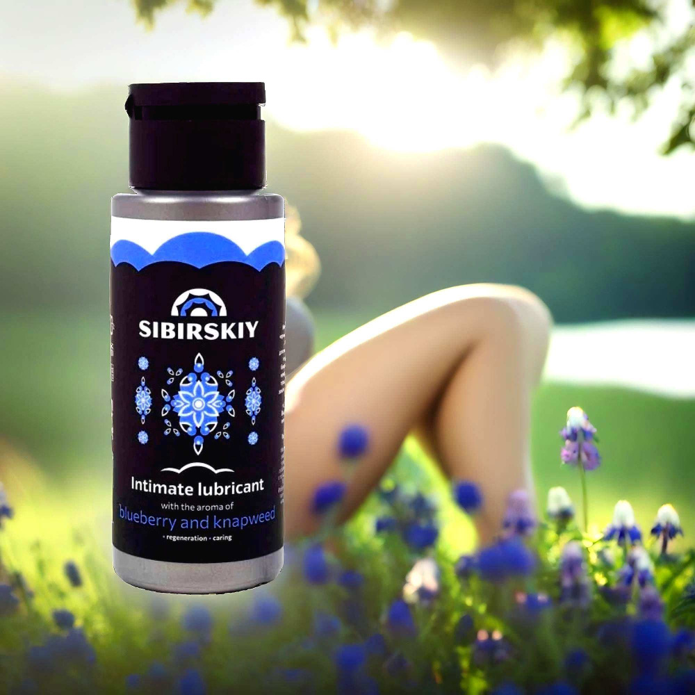 Возбуждающий СЕКС гель SIBIRSKIY Blueberry & Knapweed, продлевающая интимная гель смазка для секса с #1