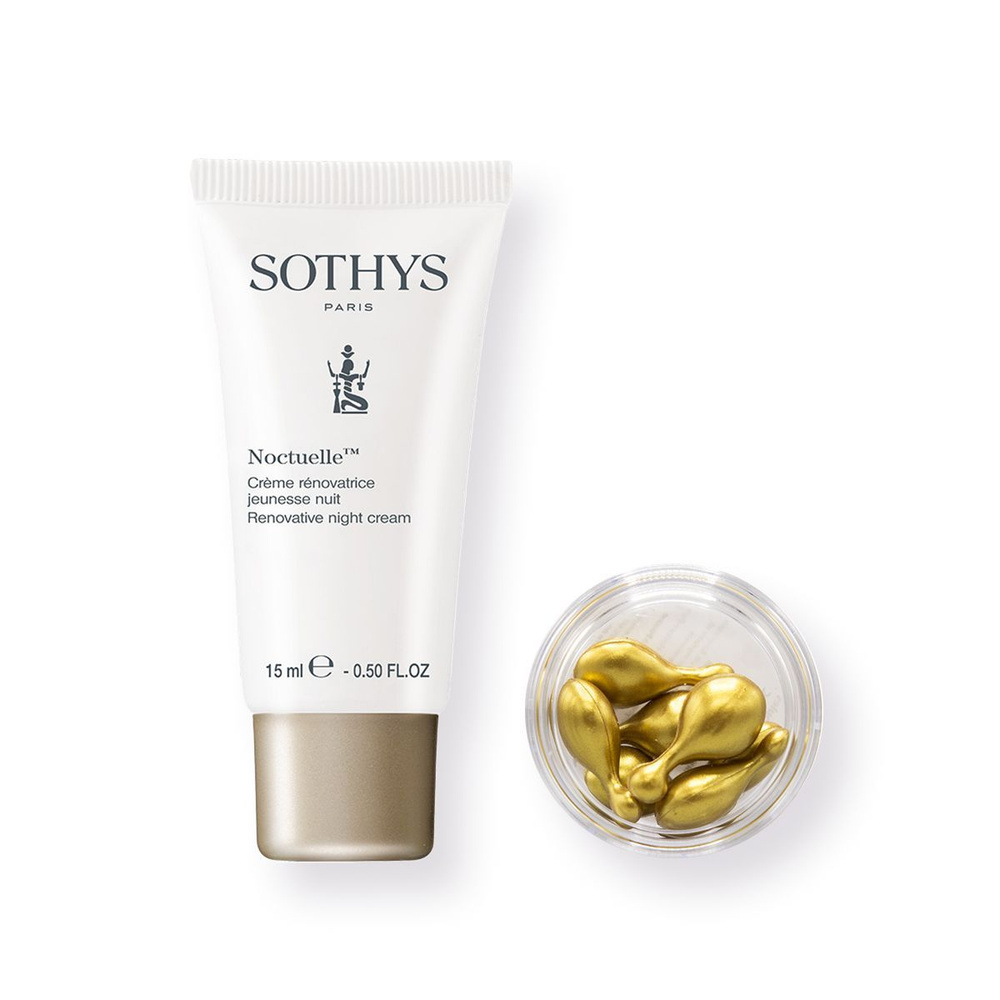 Sothys Bundle Anti-aging Антивозрастной ночной уход за кожей лица (ночной крем 15 мл.+капсулы с витамином #1