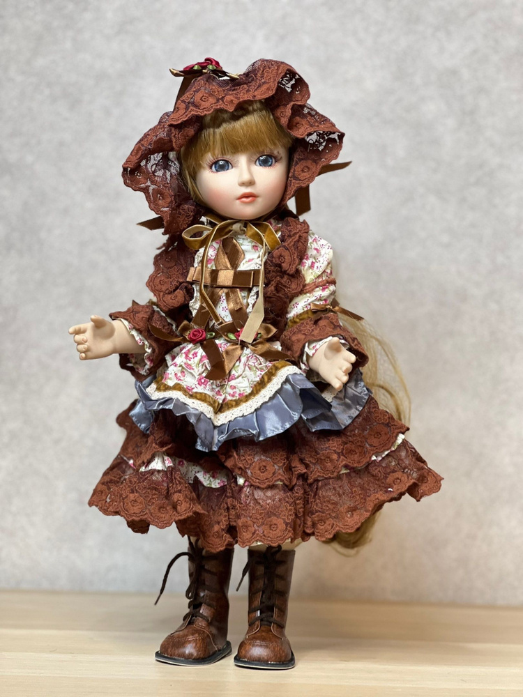 Кукла Реборн виниловая, шарнирная 45см в пакете (FA-441) #1