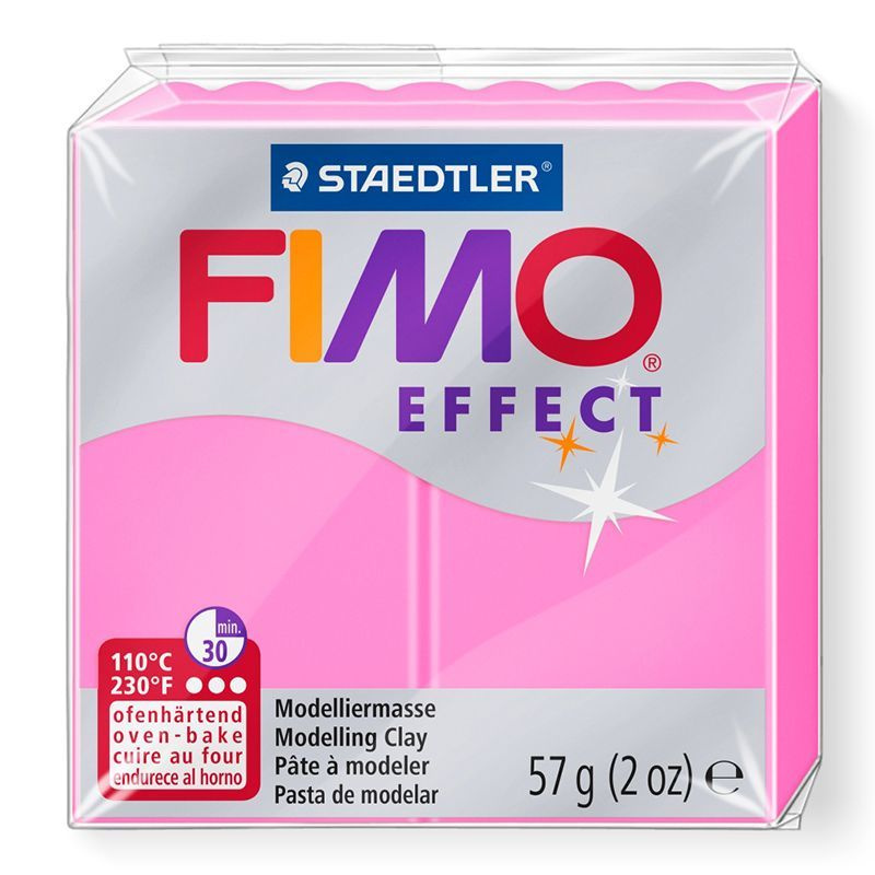 Полимерная глина FIMO "Neon Effect", цвет Фуксия, 57 г #1
