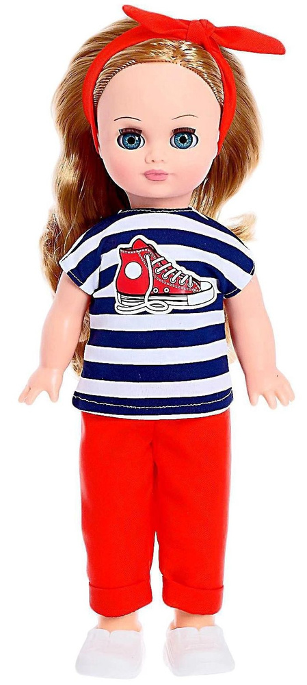 Детская говорящая кукла "Герда модница 2", игрушка для девочек со звуковым устройством, классическая #1