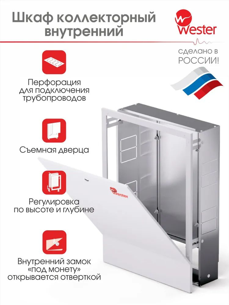 Шкаф для коллектора 665-110-340 (ВНУ) ШРВ-0 (2-3-4) #1