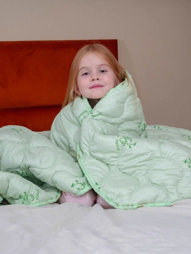 Одеяло 2 спальное, бамбук, всесезонное, двуспальное, демисезонное, бамбуковое волокно, утяжеленное, взрослое, #1