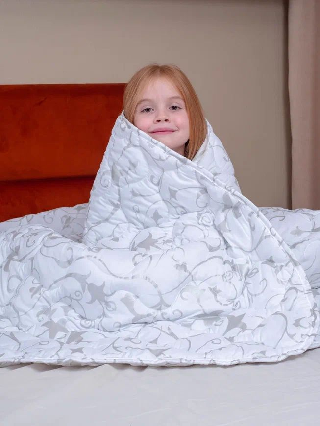 Одеяло полутороспальное 150х210 см теплое эвкалипт 1.5 спальное  #1