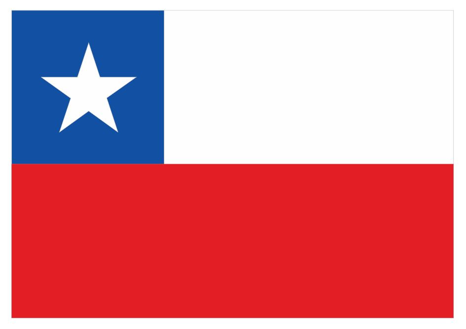 Флаг Чили 40х60 см #1