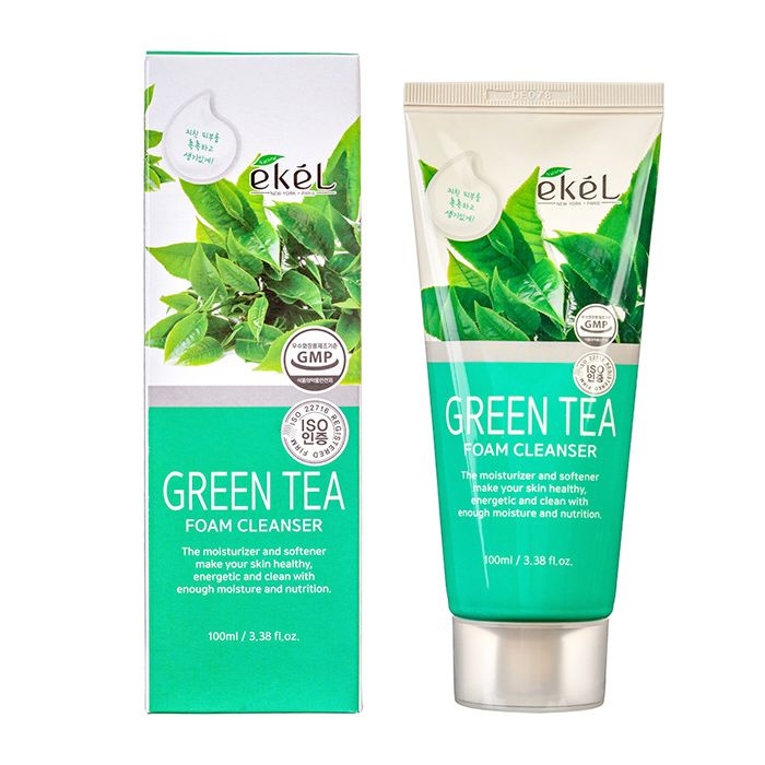 Ekel Green Tea Пенка для умывания с экстрактом зеленого чая, 100 мл  #1