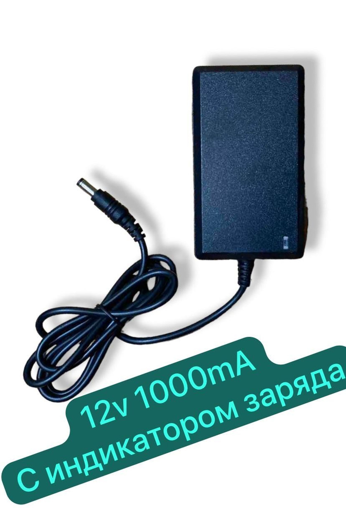 Зарядное устройство для детского электромобиля 12V 1000 mA с индикатором заряда  #1