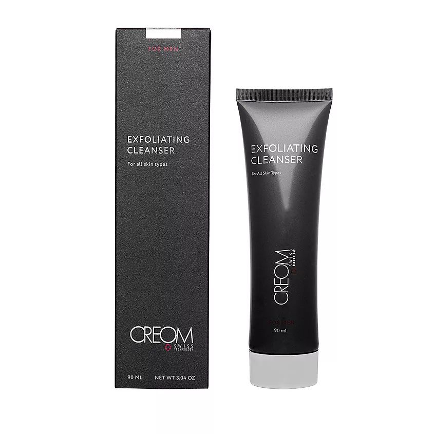 CREOM Очищающий крем-скраб для лица EXFOLIATING CLEANSER for men, 90 мл. #1