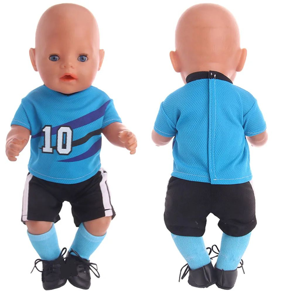 Одежда для кукол 38-43 см Костюм (футболка и шорты) #1