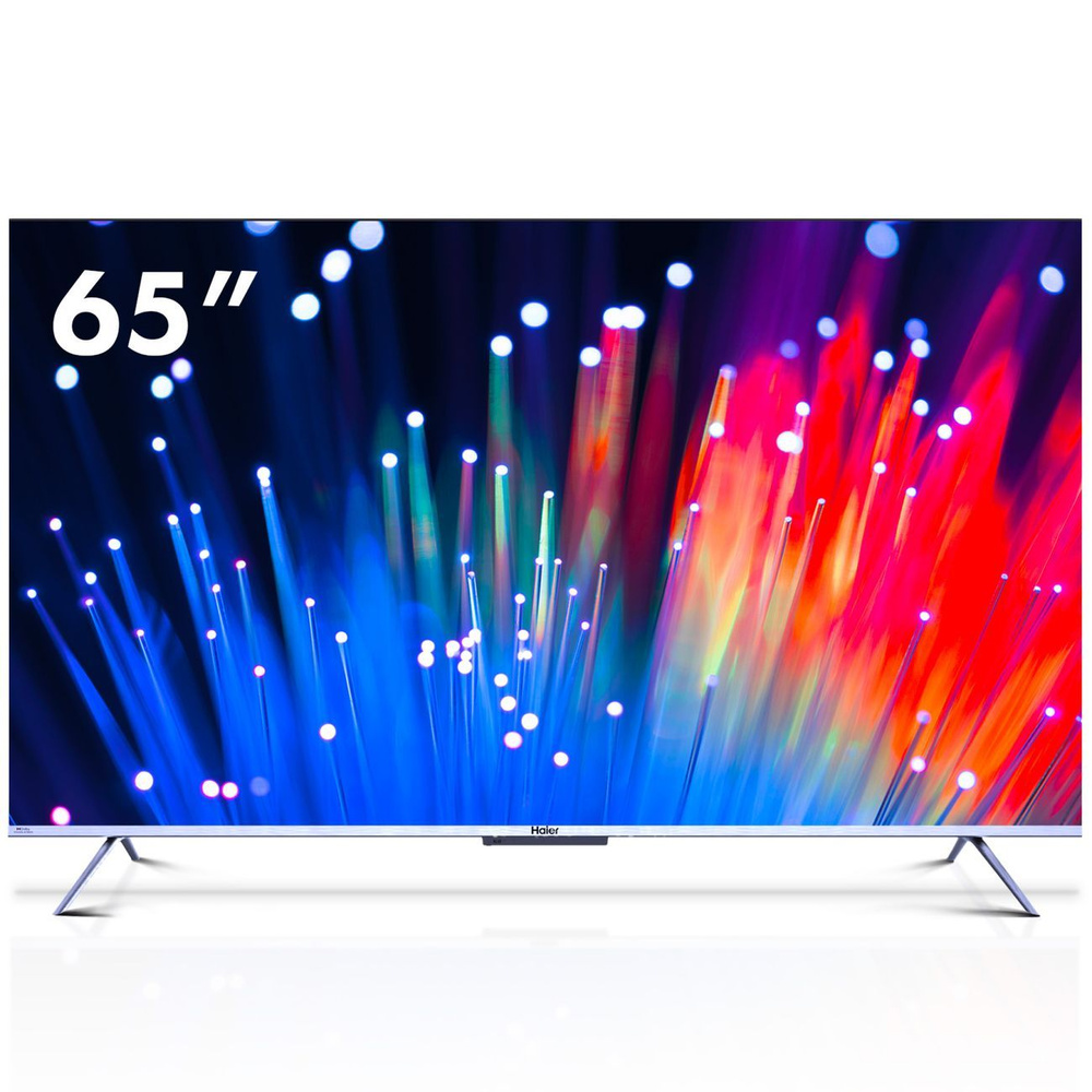 Haier Телевизор 65" 4K UHD, черный, серый #1