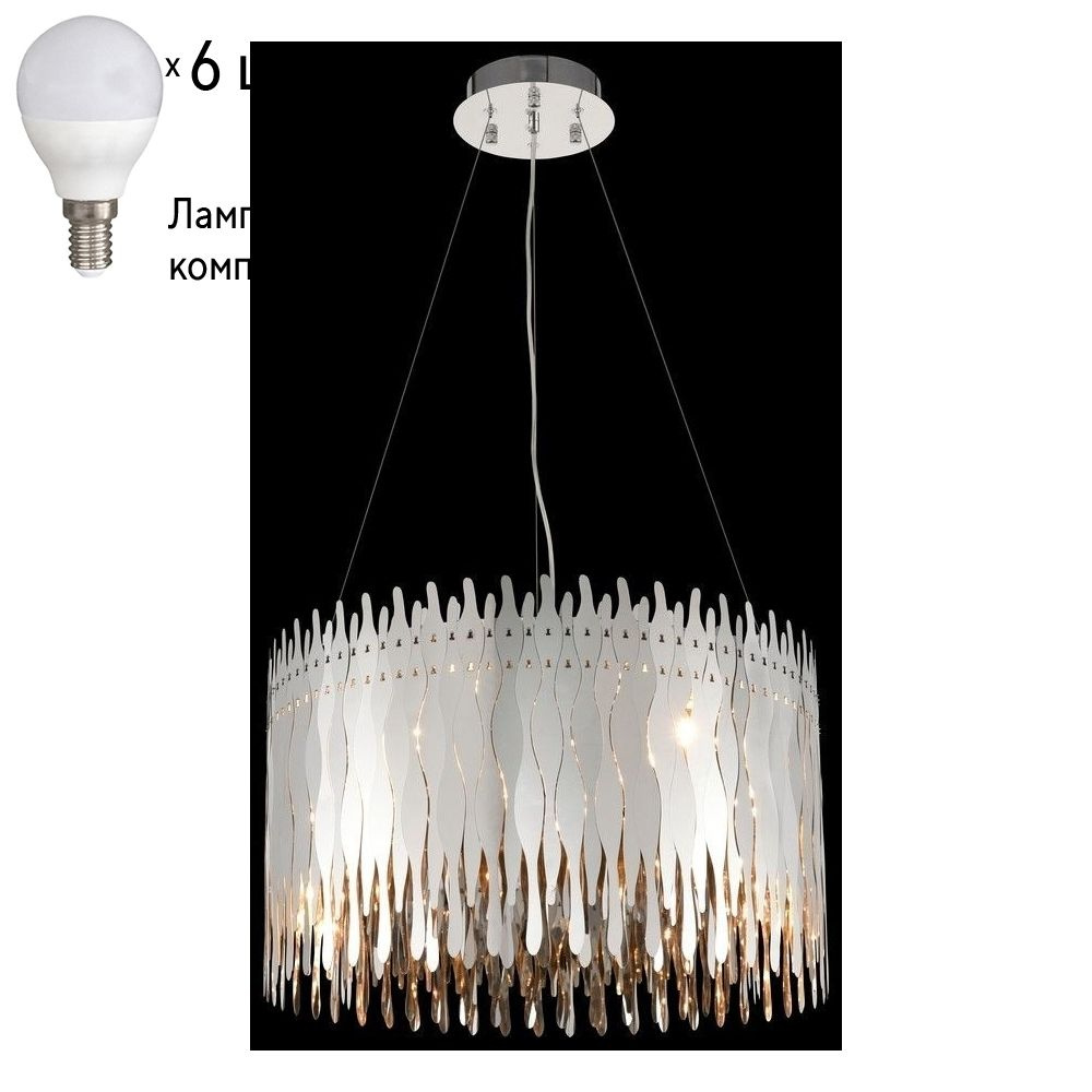 Подвесная люстра с лампочками Wertmark WE128.06.103+Lamps #1