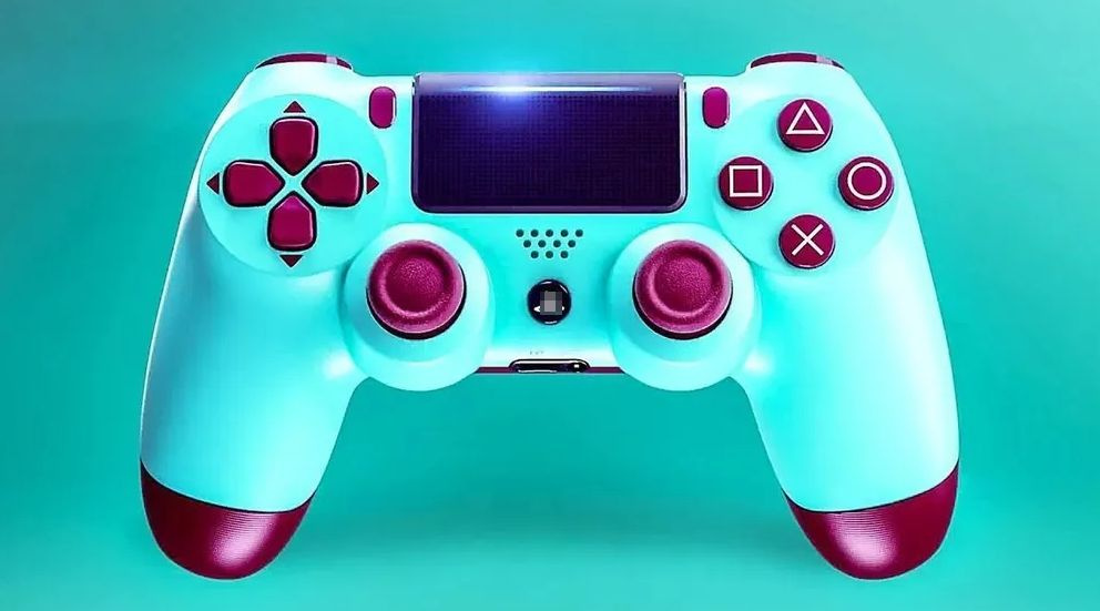 Беспроводной Bluetooth Геймпад Dualshock 4 для PlayStation 4 Бирюзовый / PS4 / Android / iOS / Блютуз #1