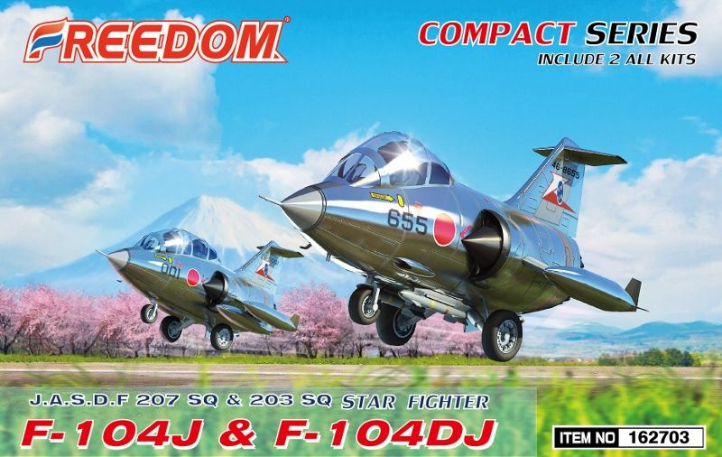 162703 Набор самолетов F104J и F104 DJ (компактная серия) #1