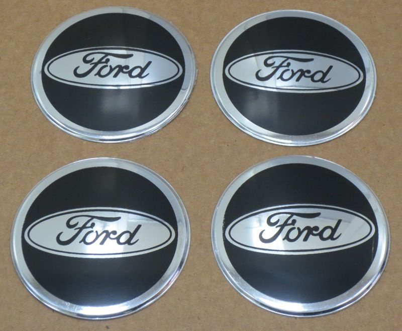 Наклейка "Ford" (диаметр 70мм.) на автомобильные колпаки, диски, компл. 4шт.  #1