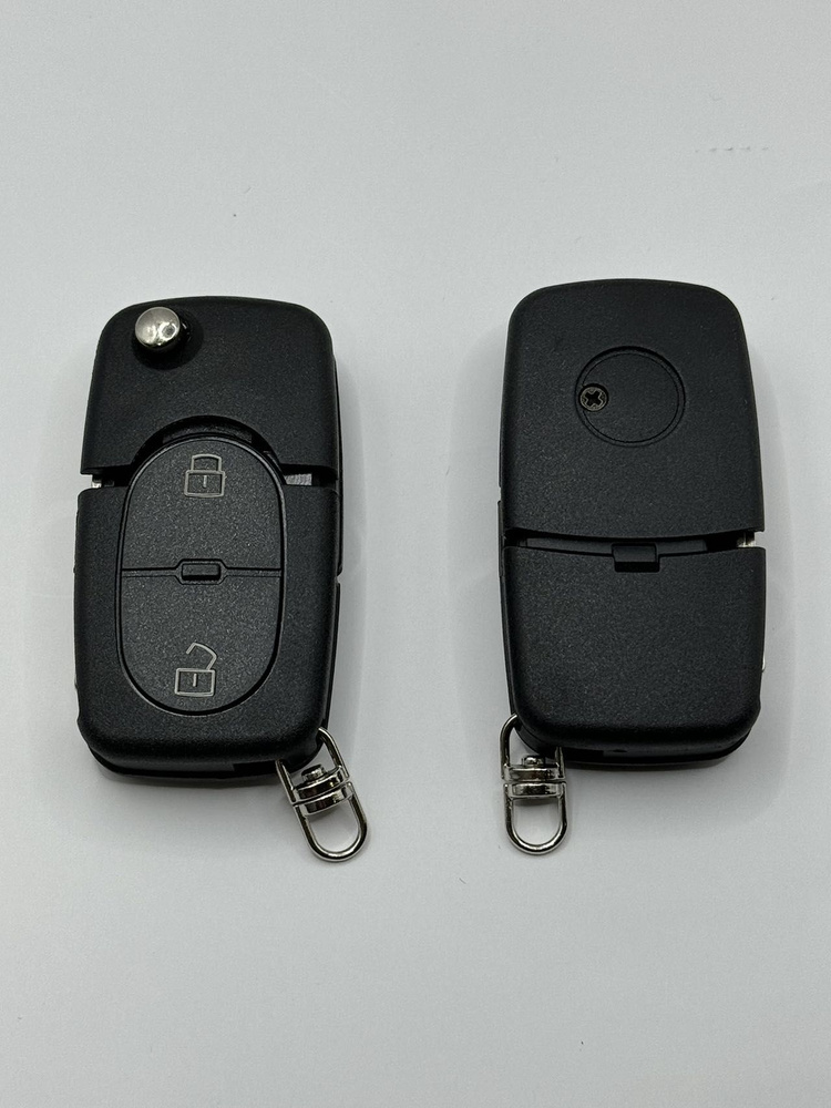 Корпус ключа AUDI HU-AAP, HU66 2кн батар.CR2032 #1