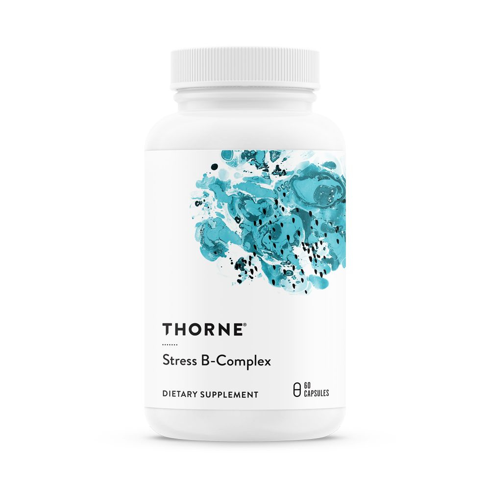 Стресс B комплекс, Stress B-Complex, Thorne Research, 60 капсул #1