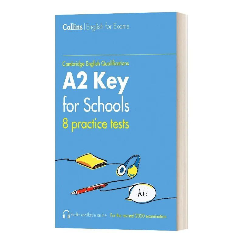 English Book Collins Cambridge English Practice Tests For A2 Key For