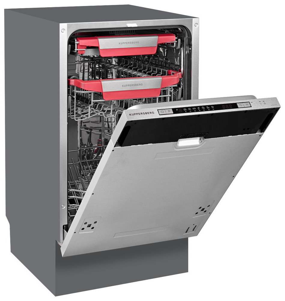 Посудомоечная машина Kuppersberg Встраиваемая GSM 4573, серебристый ...
