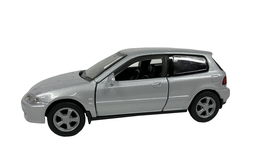 Модель машины 1:38 Honda Civic EG6 серый Welly 43813 #1