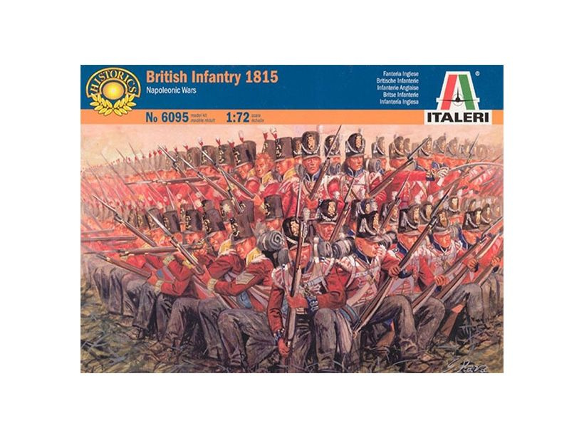 Italeri Сборная модель 6095 NAPOLEONIC WARS - BRITISH INFANTRY 1815 1:72 #1