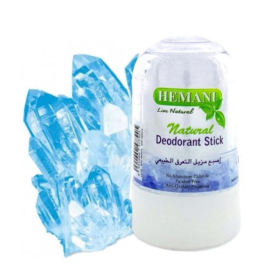 Дезодорант кристалл Алунит Хемани (Hemani), 70 грамм #1
