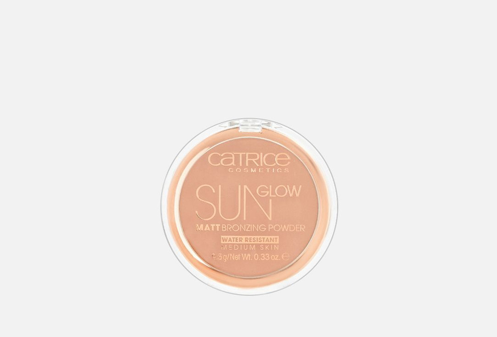 Пудра матирующая с эффектом загара / Catrice, Sun Glow Matt Bronzing Powder / 9.5мл  #1