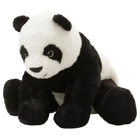 Мягкая игрушка, панда белый, черный IKEA KRAMIG 30см 403.660.97 #1