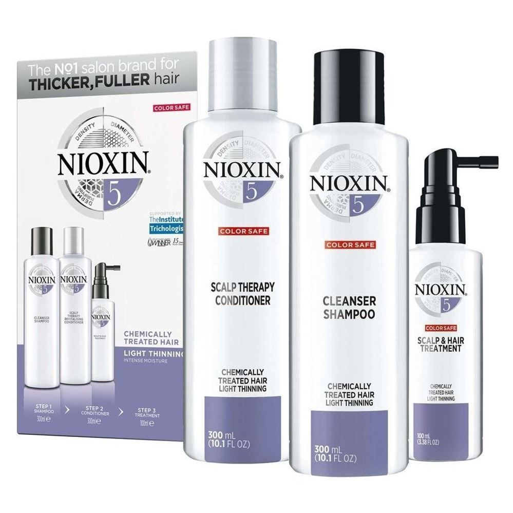 Ниоксин набор 3х ступенчатой Система5 XXL Nioxin system 5 xxl 300 мл+300 мл+100 мл  #1