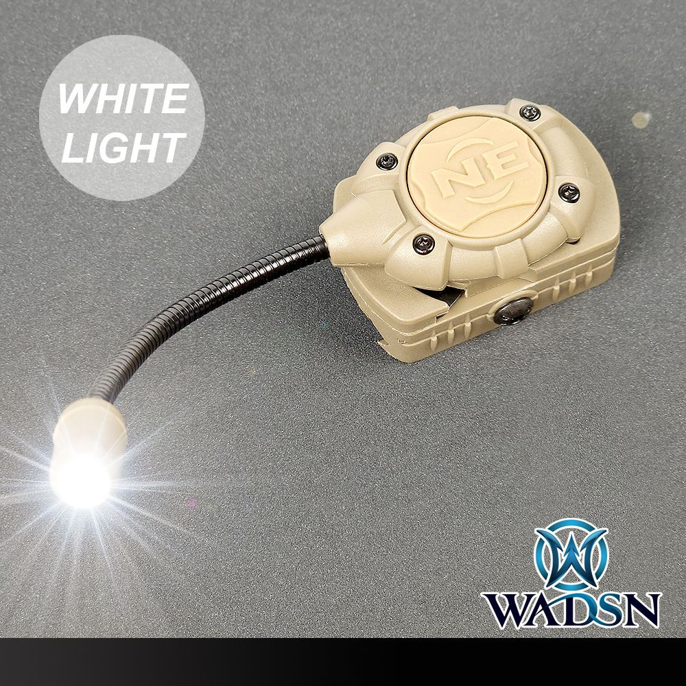 Тактический нашлемный фонарь индивидуального освещения WADSN Point-MPLS песочный, свет белый  #1