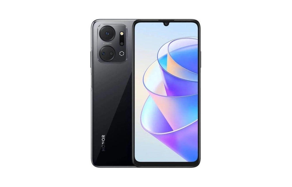 Honor Смартфон X7a plus 6/128 ГБ, черный #1