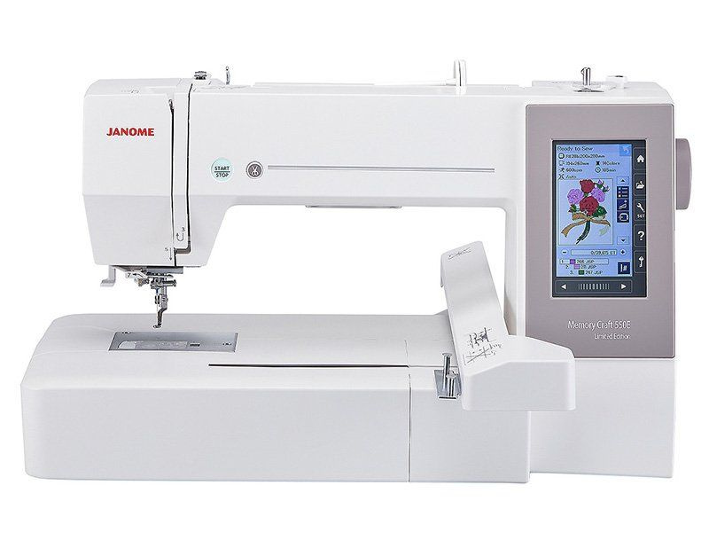 Вышивальная машина Janome Memory Craft 550 E / 180 дизайнов / USB #1