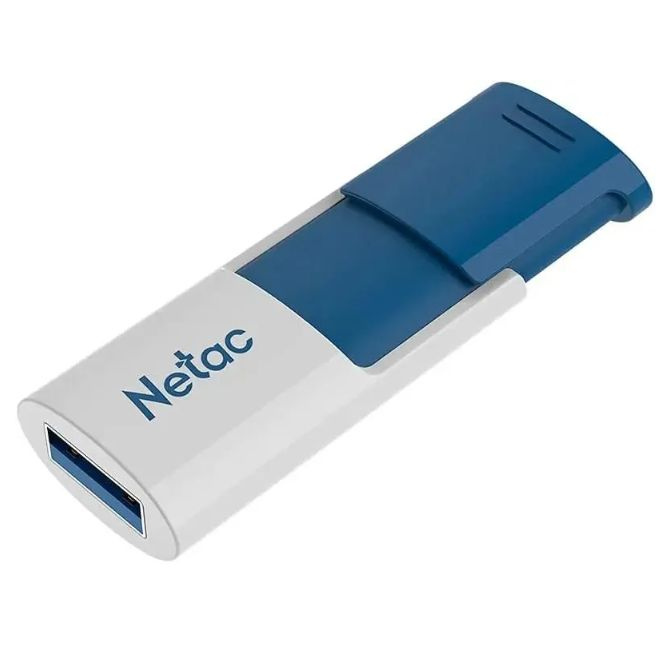 Память USB Flash 16 ГБ NETAC U182 (NT03U182N-016G-30BL) - USB 3.0, USB Type-A, вид закрывания - Выдвижной, #1