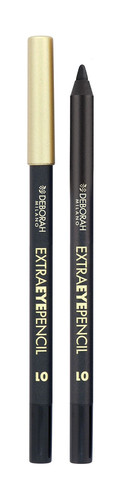 Водостойкий карандаш для глаз / 1 Черный / Deborah Milano Extra Eye Pencil  #1