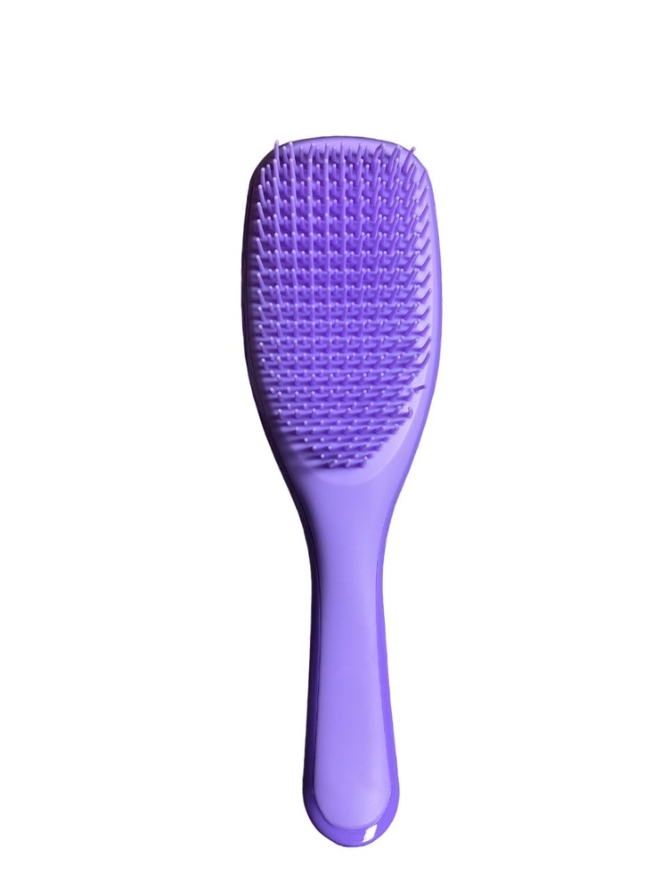 Расческа для волос массажная распутывающая волосы, фиолетовая.  #1