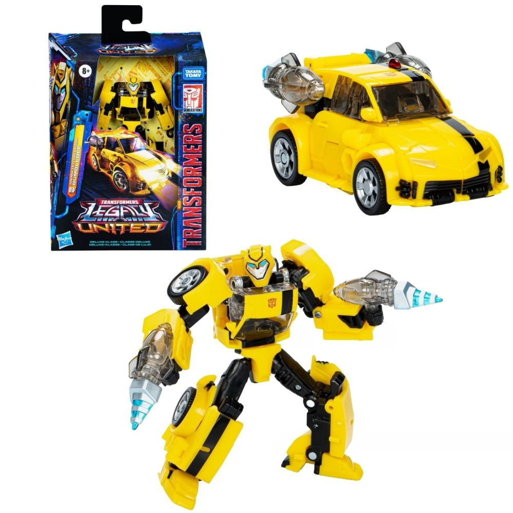 Трансформеры Hasbro Игрушка Legacy United Deluxe Class Animated Universe Bumblebee 5.5-inch (14 cm) F8524 #1