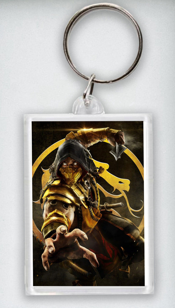 Брелок акриловый с принтом "Мортал Комбат", Mortal Kombat - купить с ...