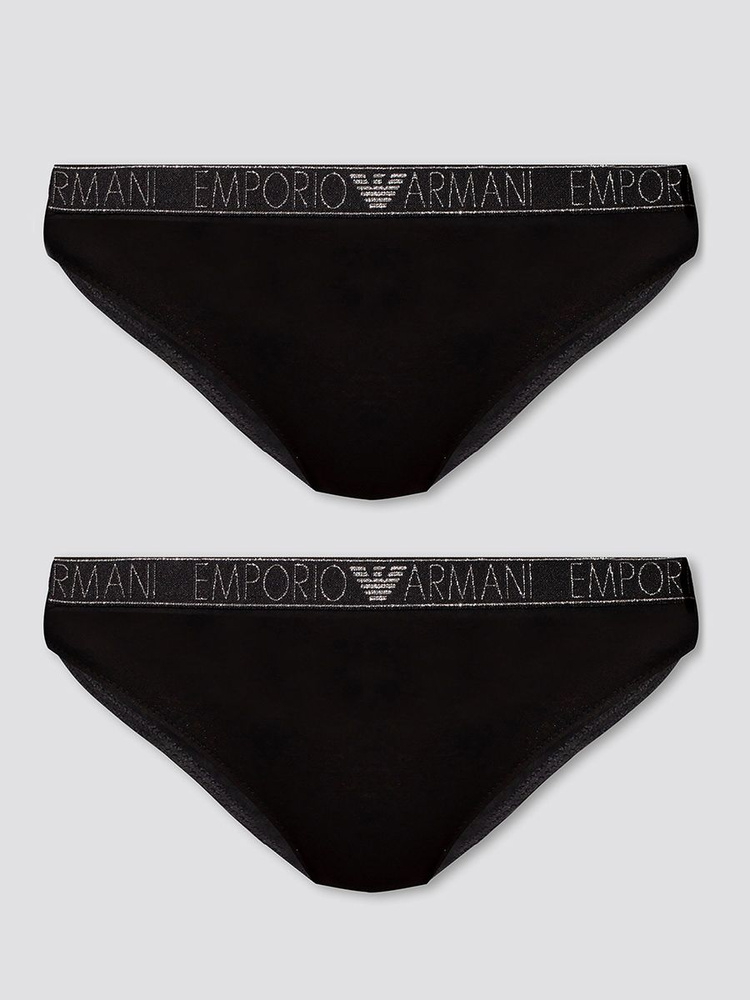 Комплект трусов слипы Emporio Armani Essential Studs Logo, 2 шт #1