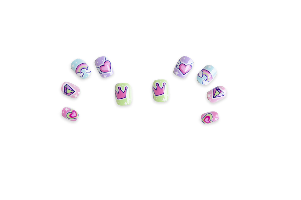 Набор для ногтей детский , накладные ногти для девочек , Martinelia  #1