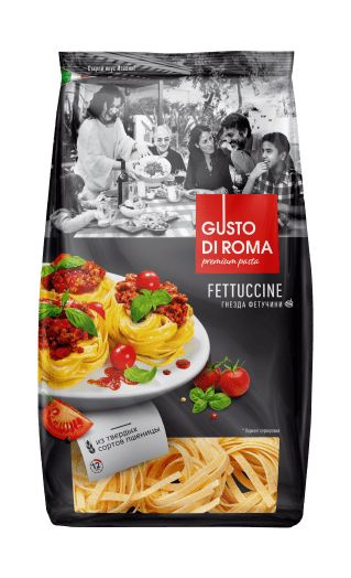 Макаронные изделия Гнезда фетучини GUSTO DI ROMA 450 гр*3 шт #1