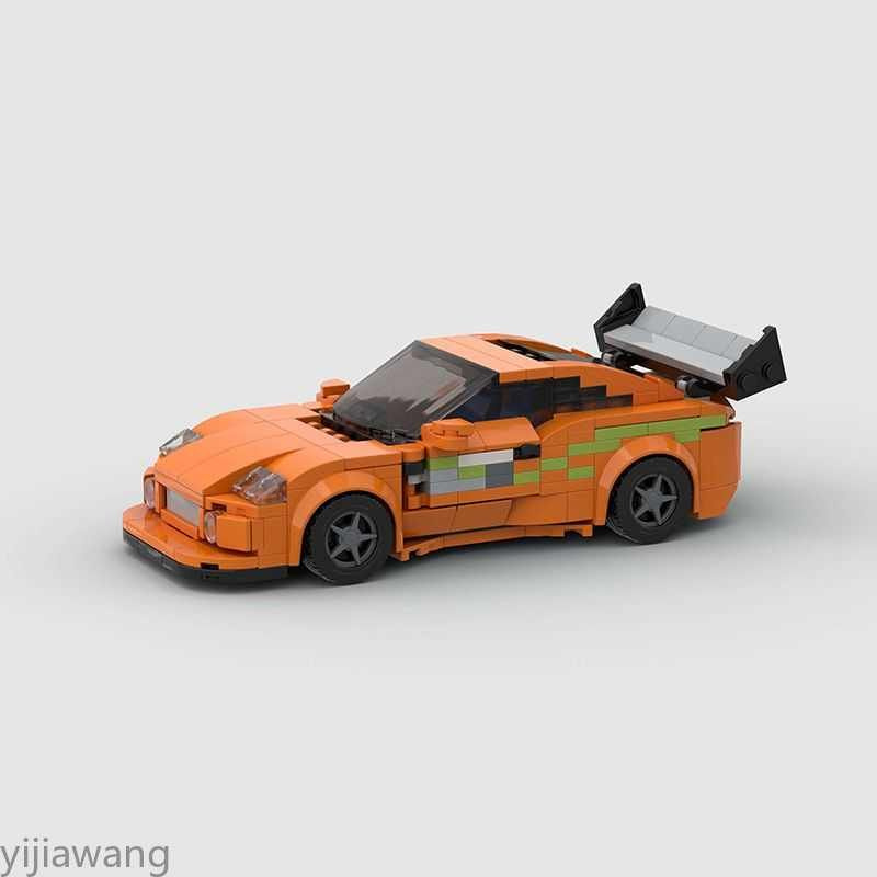 Новые, игрушечные блоки, автомобили, Toyota MK4 Supra #1