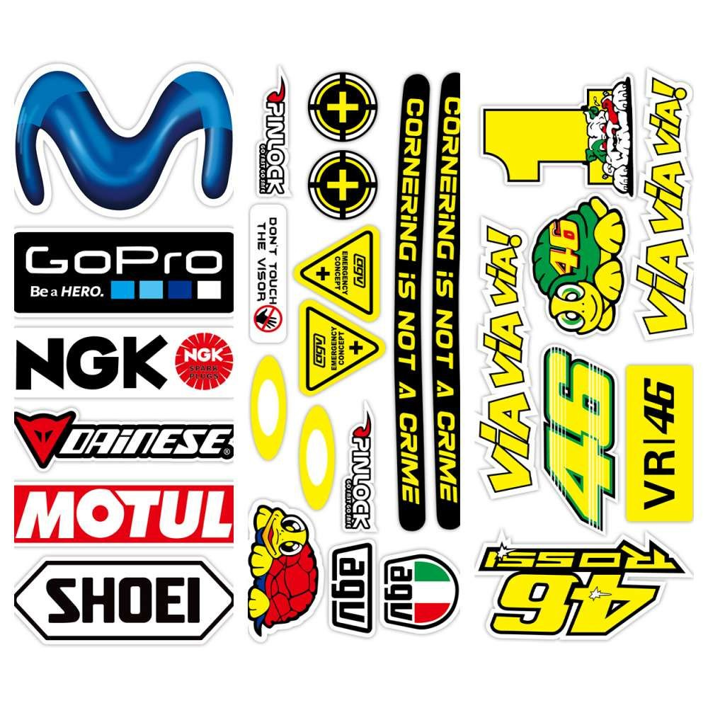 3 наклейки для мотоциклов и автомобилей, подходящие для ...