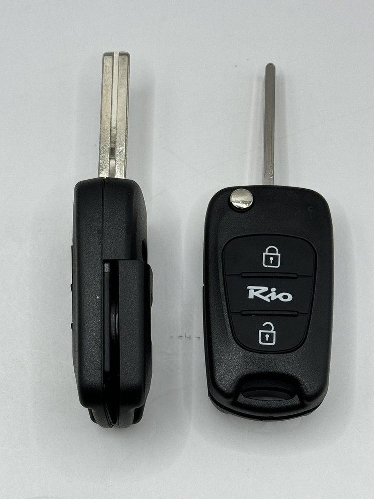 Корпус выкидного ключа KIA Rio HYN-19DP_HYN48 3кн с лого без электр  #1