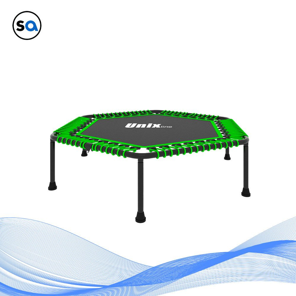 Батут UNIX Line FITNESS Lite Green (130 cm) #1