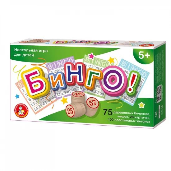 Игра настольная Бинго картонная коробка, 1 шт. в заказе #1