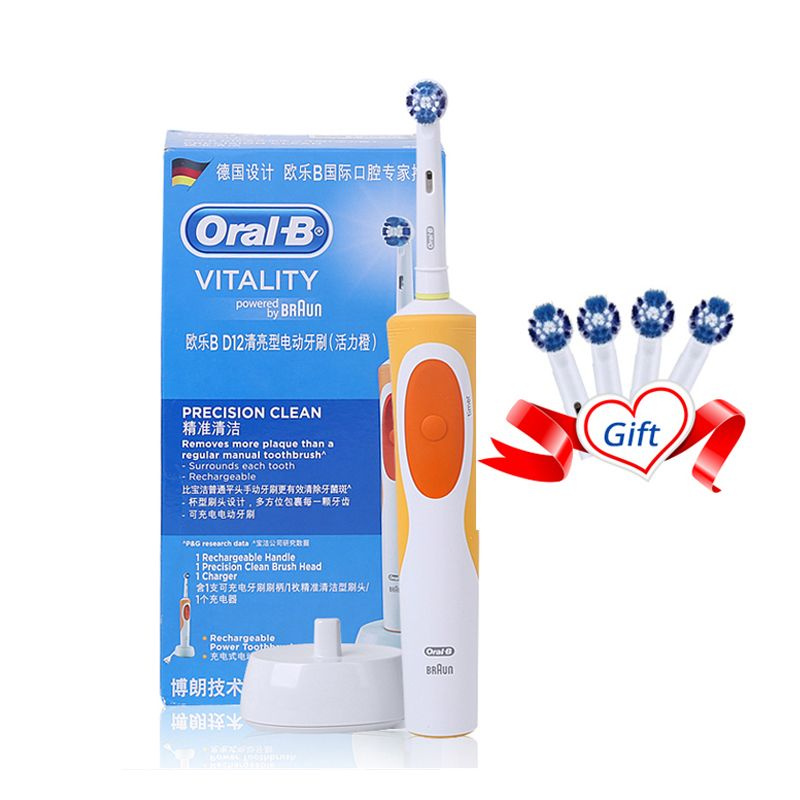 Oral-B Электрическая зубная щетка Vitality, оранжевый #1