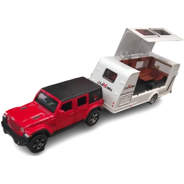 Металлическая машинка модель Jeep Wrangler дом на колесах 1:32 Джип ...